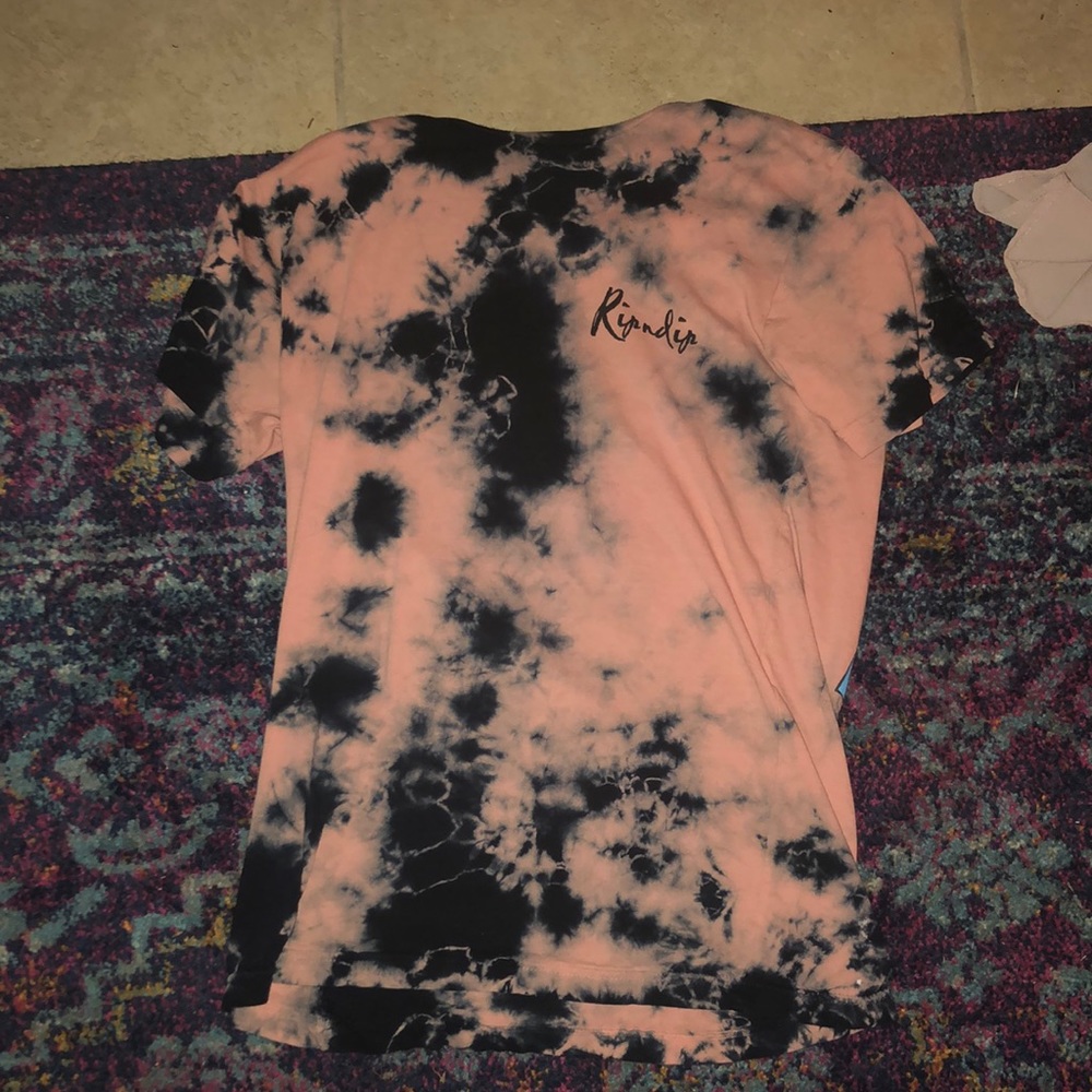 Ripndip size small. black/ navy tye dyed w pink. on the back there is more